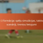 5-2-3 formācija: spēļu simulācijas, taktiskie scenāriji, treniņu lietojumi